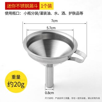 Rvs Trechter Keuken Olie Vloeistof Trechter Metalen Trechter Met Afneembare Filter Brede Mond Trechter Voor Inblikken Keuken Gereedschap Mini