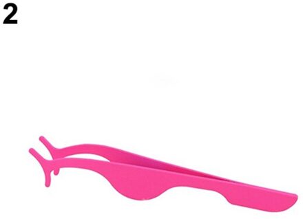 Rvs Valse Wimpers Applicator Remover Tweezer Clip Make-Up Tool Voor Meisjes Die Graag Dragen Valse Wimpers, Het Is Roze