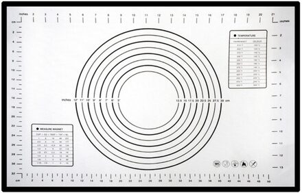 Rvs Verstelbare Deegroller Siliconen Fondant Mat Deeg Liner Pad Non-stick Gebak Cake Bakvormen Meel Keukengereedschap