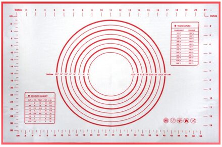 Rvs Verstelbare Deegroller Siliconen Fondant Mat Deeg Liner Pad Non-stick Gebak Cake Bakvormen Meel Keukengereedschap