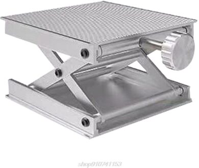 Rvs Verstelbare Lift Tafel Houtbewerking Graveren Lab Lifting Stand Rack Lift Platform N25 20