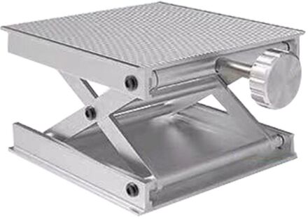 Rvs Verstelbare Lift Tafel Lab Lifting Stand Rack Lift Platform D0AC