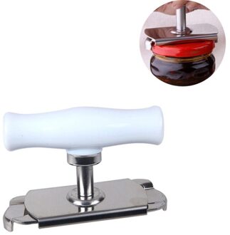 Rvs Verstelbare Twist Jar Opener Spiraal Kan Afdichting Deksel Remover Tool FBS889