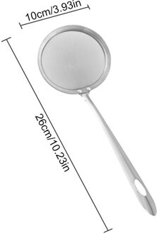 Rvs Vet Skimmer Pot Filter Soep Skimmer Lepel Vet Olie Skim Vet Schuim Mesh Percolator Zeef Keuken Gereedschap