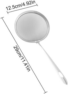 Rvs Vet Skimmer Pot Filter Soep Skimmer Lepel Vet Olie Skim Vet Schuim Mesh Percolator Zeef Keuken Gereedschap