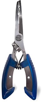 Rvs Vissen Tang Scissor Braid Line Cutter Lokken Haak Remover Tang Visgerei Accessoires Snijden Vis Tang 16x4x10cm blauw