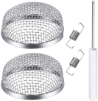 Rvs Vliegende Insect Pest Netto Rv Oven Boiler Vent Cover Mesh Met Installatie Tool Caravan Onderdelen