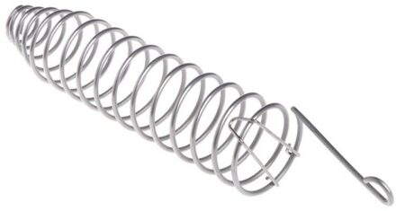 Rvs Vogel Papegaai Feeder Spiraal Vorm Voedsel Vruchten Mand Houder Foerageren Apparatuur Voeden Apparaat Pet Training Speelgoed