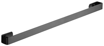 Rvs Wandmontage Wc Handdoekenrek Houder Badhanddoek Hanger Plank U7EA zwart-40cm