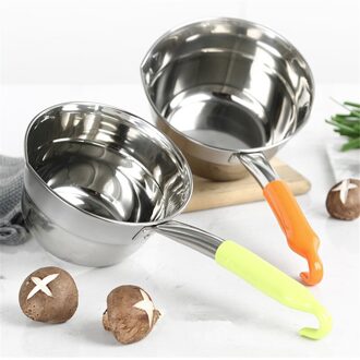 Rvs Water Lepel Plastic Lange Steel Lepel Colher Servies Keukengerei Water Pollepel Bailer Keuken Koken Tool 14cm rood 1000ml