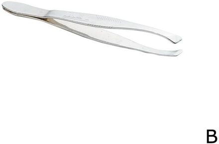 Rvs Wenkbrauw Haar Pincet Professionele Make Tweezer Tool Tool Tip Haar Wenkbrauw Geen Verwijdering Platte Handig Rus V5H2