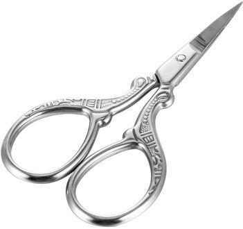 Rvs Wenkbrauw Kam Schaar Manicure Klassieke Makeup Facial Hair Remover Tool Kleine Nail Cuticle Trimmer Schaar