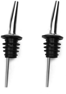 Rvs Wijn Liquor Schenker Food-Grade Lekvrije Wijn Fles Schenker Stopper Olie Fles Schenker Stopper keuken Tool 2stk