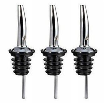 Rvs Wijnfles Stop Whisky Liquor Olie Bar Supplies Fles Tuit Pourer Party Barman Thuis Bar Gereedschap TSLM1 3stk