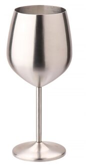 Rvs Wijnglas 500Ml Single-Layer Onbreekbaar Stamde Cocktail Goblet, Koper Plating 05