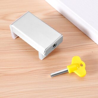 Rvs Window Lock Punch-Gratis Deur En Raam Slot Schuifdeur Lock Kinderen Beschermende Veiligheidsslot Gadgets Anti-Diefstal 1