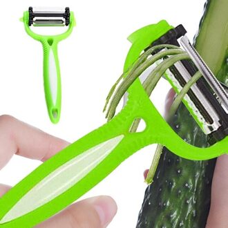 Rvs Wortel Aardappel Keuken Slicer Cutter Shredding Machine Duurzaam Praktische Dunschiller Antislip Multifunctionele groen