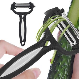 Rvs Wortel Aardappel Keuken Slicer Cutter Shredding Machine Duurzaam Praktische Dunschiller Antislip Multifunctionele zwart