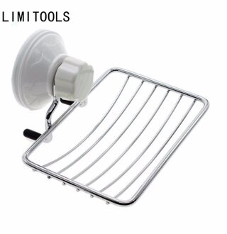 Rvs Zeepbakje Badkamer Opslag Zeep Rack Plaat Doos Container Sterke Zuignap Muur Opslag Rack Holder