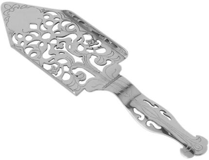 Rvs Zilver Absint Lepel Holle Vergiet Cocktail Bar Gebruiksvoorwerpen Bittere Scoop Glas Cup Drinkware Lepel Filter