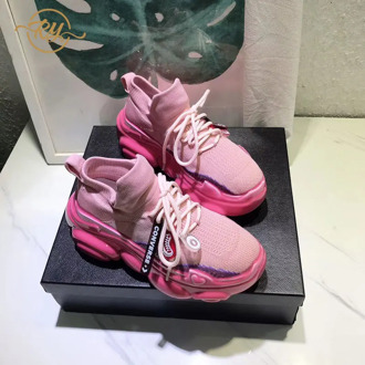 RY-RELAA women sneakers 2018 fashion Pigskin women casual shoes ins style sock shoes women sneakers luxury shoes women designers