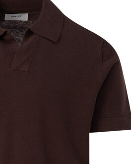 Ryan polo short sleeve - maat S Bruin