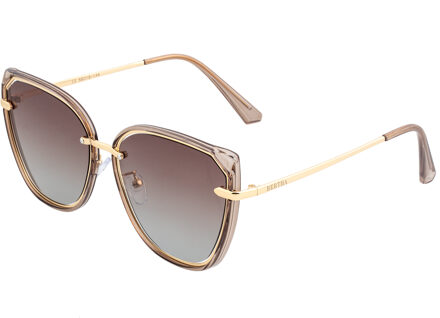 Rylee gepolariseerde zonnebril Bruin - One Size