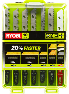 Ryobi Doos met 10 bladen Specifieke decoupeerzaag.