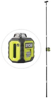 Ryobi Kruislijnlaser | Groen | 360° | inclusief RBCLTP1 | 5133005311 5133005311