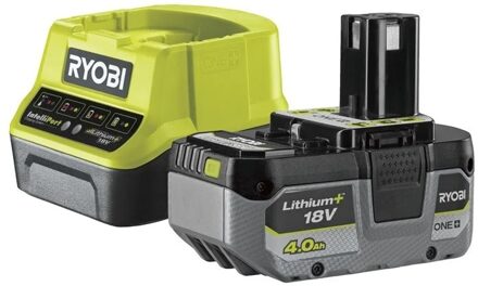 Ryobi ONE+ 18V 1x 4,0 Ah Lithium+ accu & lader set RC18120140X