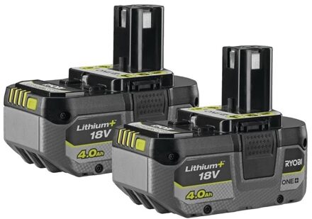 Ryobi ONE+ 18V 2X 4.0Ah Lithium+ accu RB1840X2