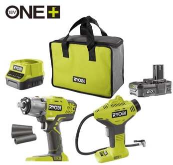 Ryobi R18IWPI-120S | ONE+ 18V Accu 2-delig Combokit (incl. 1x2.0Ah accu) 5133004462