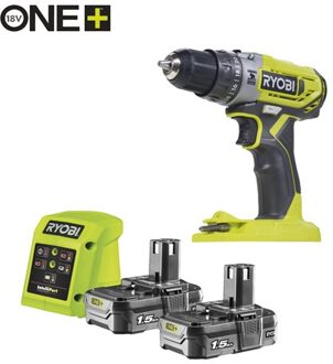 Ryobi R18PD2-215G 18V | Klopboormachine | 40Nm (2x 1.5Ah) | 5133005302