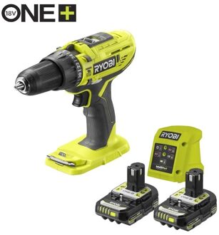 Ryobi R18PD32-2C20GP Klopboormachine ONE+ | 18V | Incl. accu's en lader - 5133006898