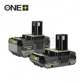 Ryobi RB18242X | ONE+ 18V 1x 4.0Ah & 1x 2.0Ah Lithium+ Accu's - 5133005509