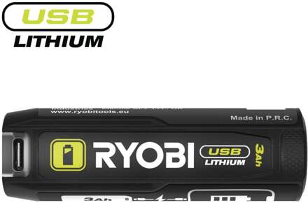 Ryobi RB4L30 | 4V USB-lithium accu 3.0Ah & Power Bank - 5133006224