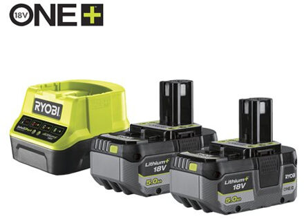 Ryobi RC18120-240X | 2 x 18V / 4.0Ah Lithium+ accu en lader 5133005092