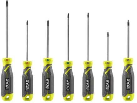 Ryobi RHSDS7PC | Magnetische Schroevendraaierset 7 stuks - 5132006046