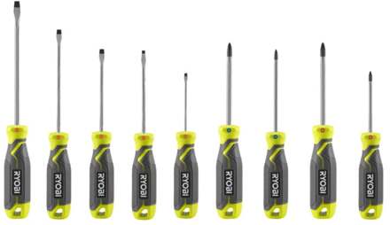 Ryobi RHSDS9PC | Magnetische Schroevendraaierset 9 stuks - 5132006047