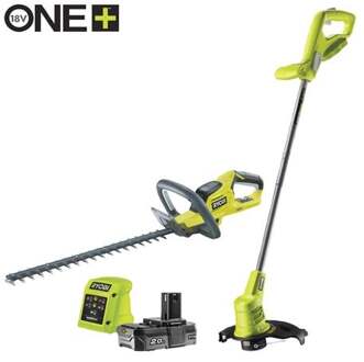 Ryobi RHT1845LT25M20 | ONE+ 18V Accu 45cm Heggenschaar & 25cm Grastrimmer kit | Incl. 1x2.0 Ah accu 5133005568