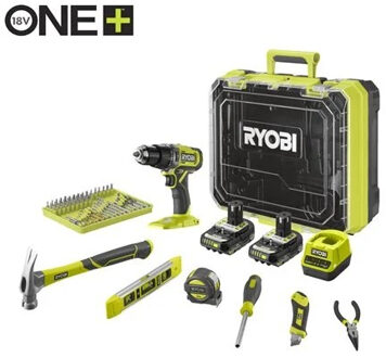 Ryobi RPD18-2C20TAH | ONE+ 18V Accu Klopboormachine Toolbox | incl. 2x 2.0Ah accu en lader 5133005813