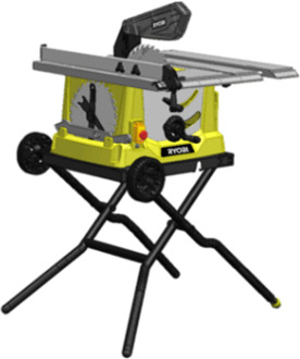 Ryobi RTS1800EF-G 1800w tafelzaagmachine met inklapbaar onderstel - 5133002025