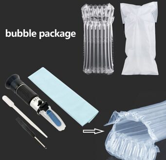 Rz Handheld Refractometer Brix 0 ~ 32% Atc Meter Voor Melk Sap Suiker Densitometer Refractometer Handheld Tool Test Refractometer RZ113-BUBBLE