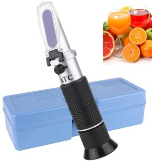 Rz Handheld Refractometer Brix 0 ~ 32% Atc Meter Voor Melk Sap Suiker Densitometer Refractometer Handheld Tool Test Refractometer RZ113