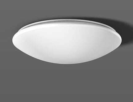RZB Flat Polymero plafondlamp aan/uit 27W 46cm 840 opaalwit