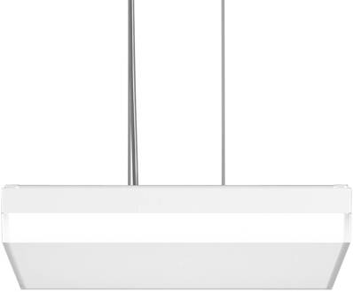 RZB Flat Slim+ Hanger DALI 43x43cm 41W wit/mat wit, buitenkant wit mat