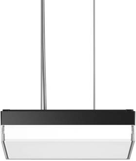 RZB Flat Slim+ P DALI 30x30cm 22W antraciet/glanzend antraciet metallic, buitenkant glanzend wit