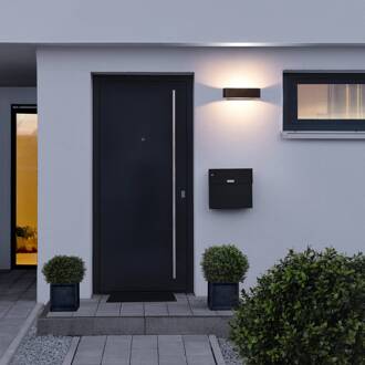 RZB HB 103 LED buitenwandlamp indirect up/down antraciet metallic, opaal