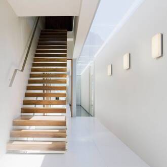 RZB HB 506 LED plafondlamp CCT SWITCH, 21x21cm 15W wit, opaal