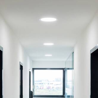 RZB HB 801 LED inbouwdownlight IP54 Ø14,5cm 13W wit, opaal